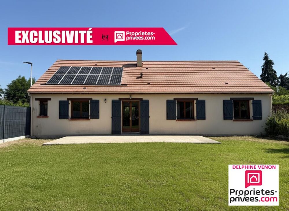 Exclusivité - Maison de plain-pied climatisée classe énergie C à 2 pas des commodités à Saint Martin D Abbat
