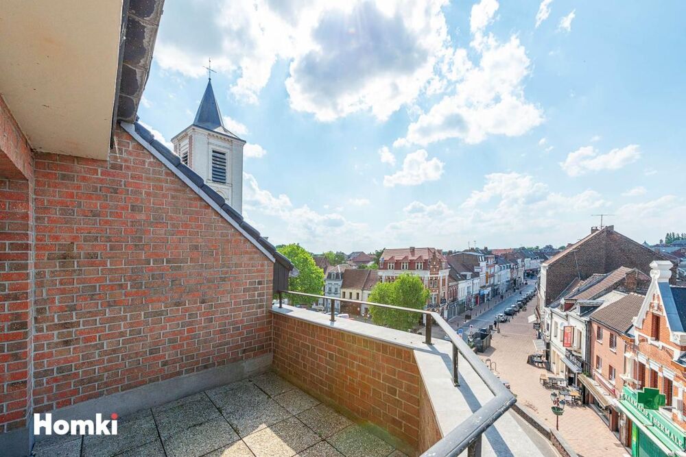 SAINT-AMAND-LES-EAUX  Appartement duplex T3 avec terrasse, balcon, parking et ascenseur  Résidence recherchée