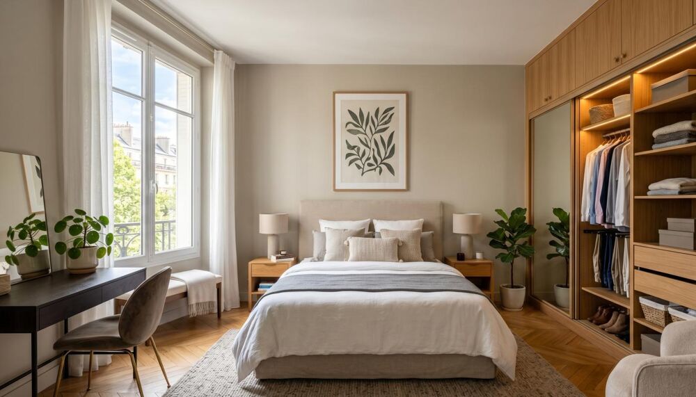 ***Très bel appartement 2 chambres avec climatisation, extérieur et place de parking en sous sol !!***