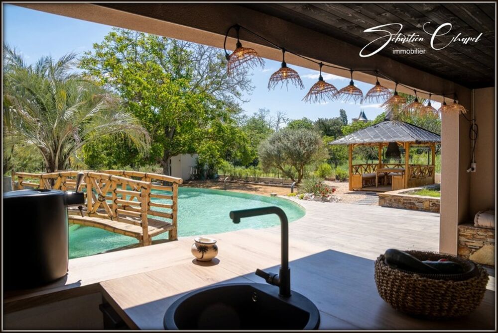 Vente Maison Villa d'exception avec lagon privé et pool house – Un air de Bali à 15 min de Pézenas Pezenas