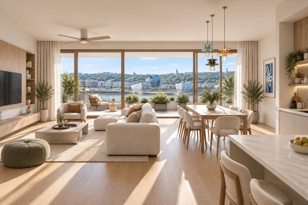 Vente Appartement T3 LYON 2 ARRONDISSEMENT 63m² - TERRASSE - GRAND SÉJOUR/CUISINE - BUANDERIE Lyon 2