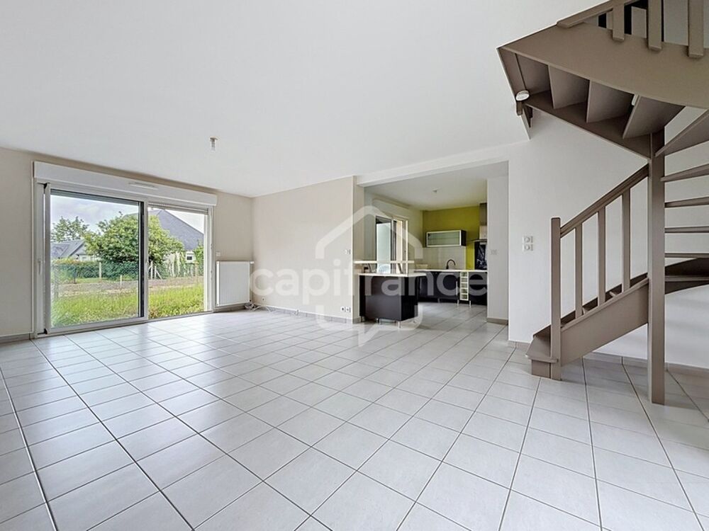 Maison 88 m2, 3 chambres, garage et jardin