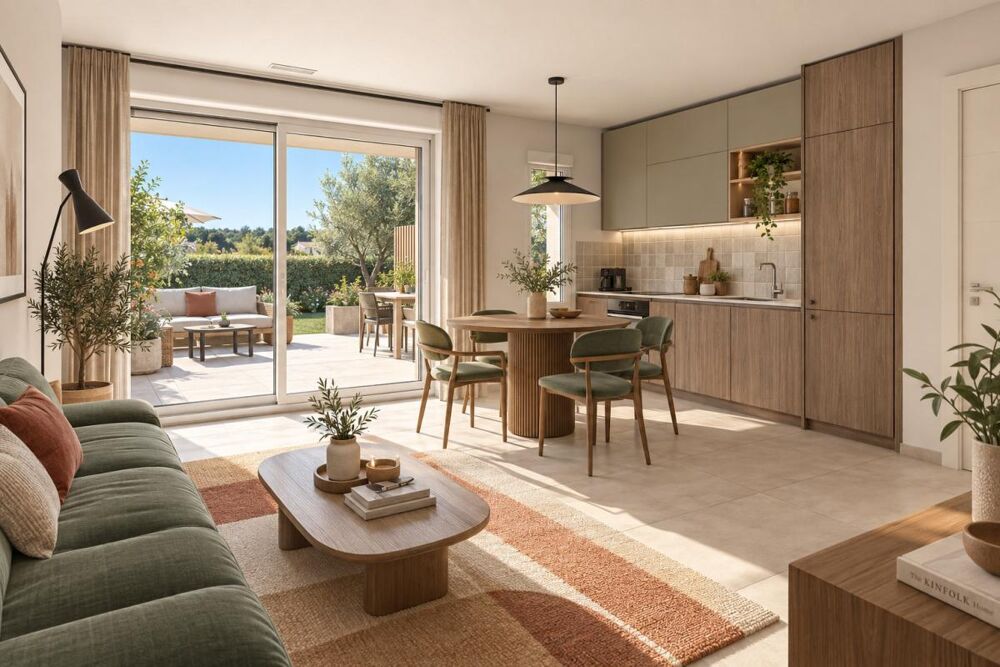 T2 AMBÉRIEU EN BUGEY 42m² - JARDIN - TERRASSE - GRAND SÉJOUR/CUISINE