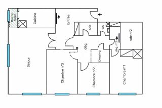  Appartement � vendre 4 pi�ces 92 m�
