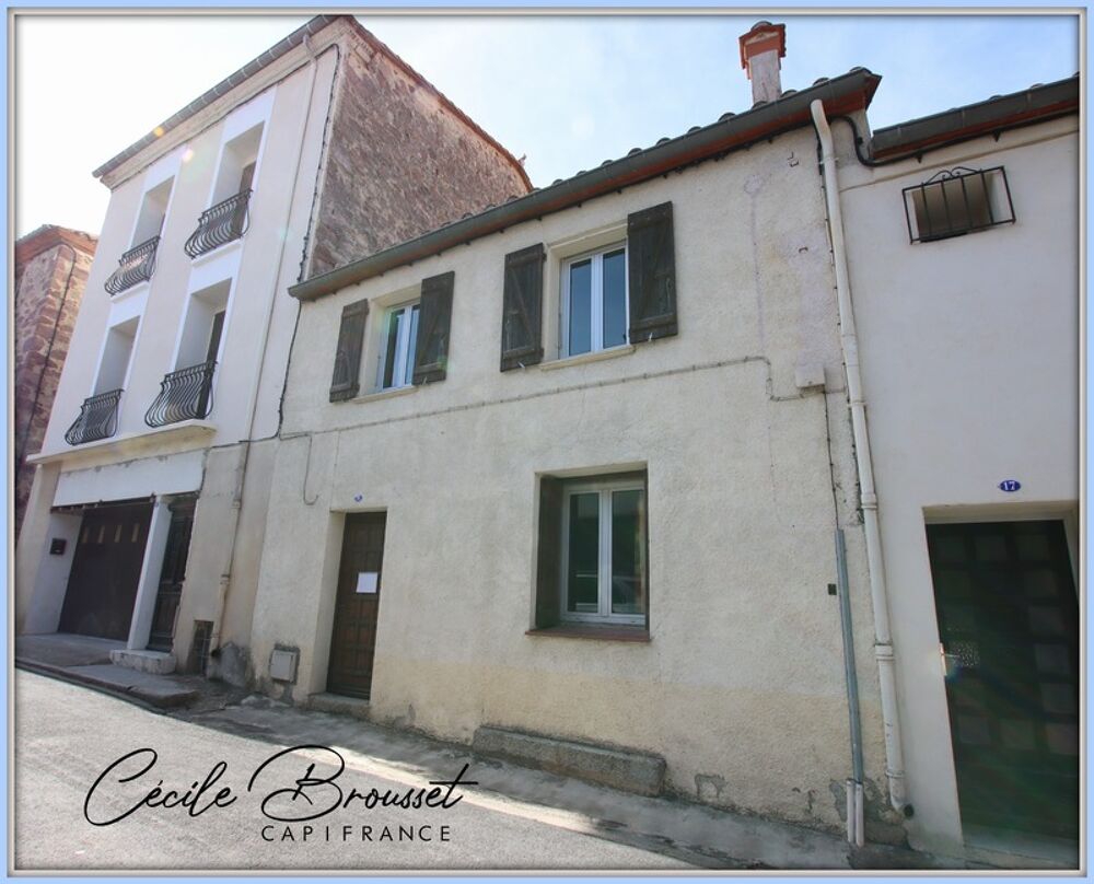 Vente Maison Dpt Pyrnes Orientales (66),  vendre SAINT LAURENT DE CERDANS maison P4 de 75 m - Terrain de 190,00 m Saint laurent de cerdans