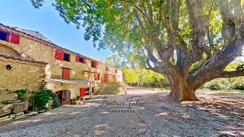 ANCIEN MOULIN XIX? rénové  Parc 1,3 ha, rivière, source naturelle & 4 gîtes - Provence Forcalquier