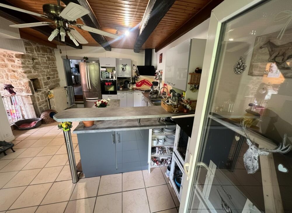 Vente Maison Maison de village mitoyenne130 m² Garage, jardin 612 m² Digna (39) Digna