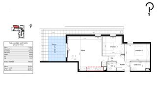  Appartement � vendre 3 pi�ces 68 m�