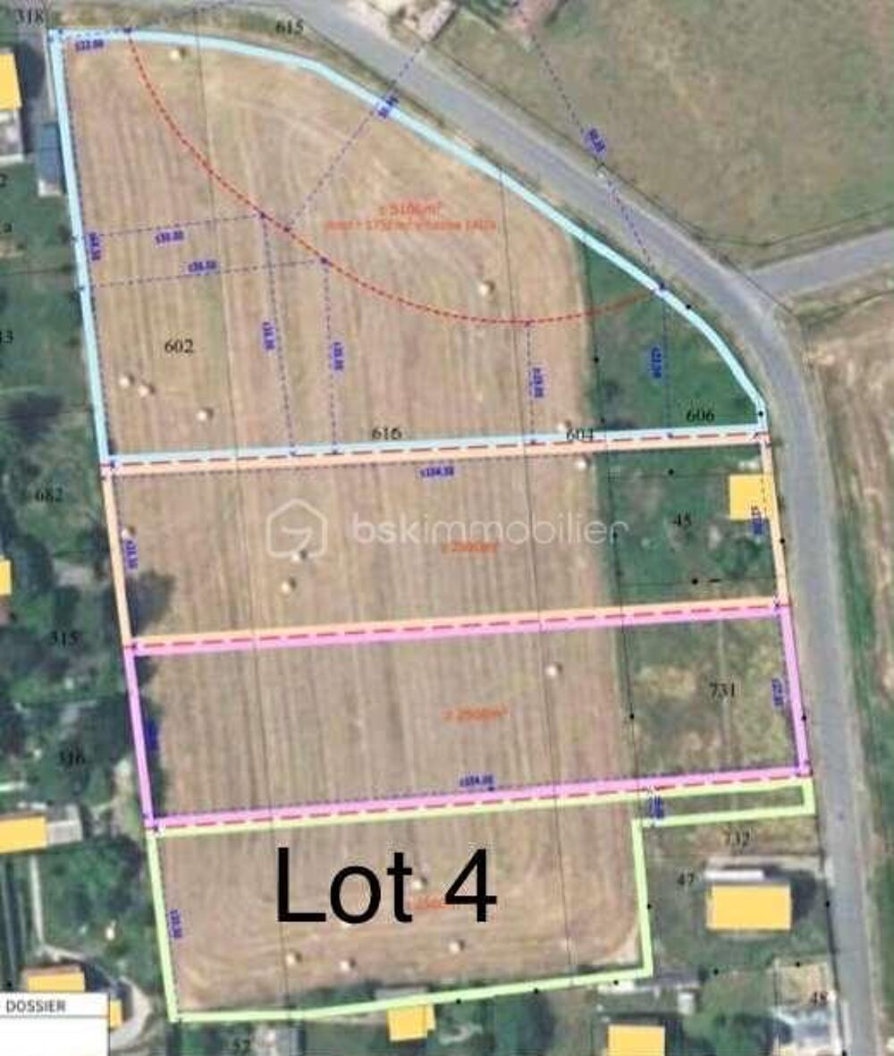 Vente Terrain Terrain de 2 331 m² constructible à Nouvion sur Meuse Nouvion sur meuse