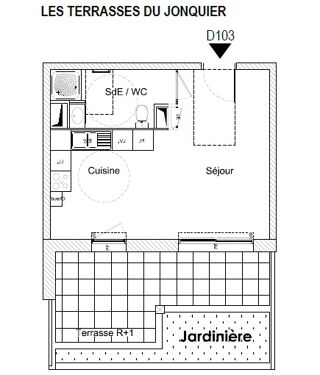  Appartement à louer 1 pièce 30 m²