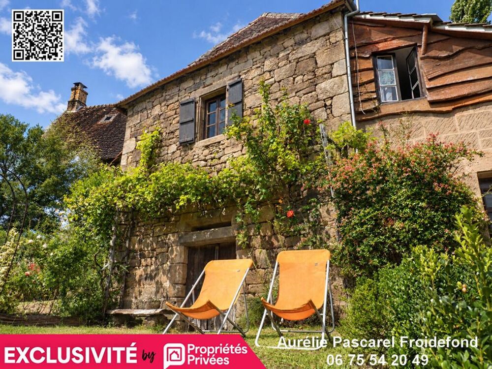 // EXCLUSIVITÉ // Ensemble de 2 maisons en pierre dont 1 GITE sur plus d'un hectare de terrain arboré et au calme