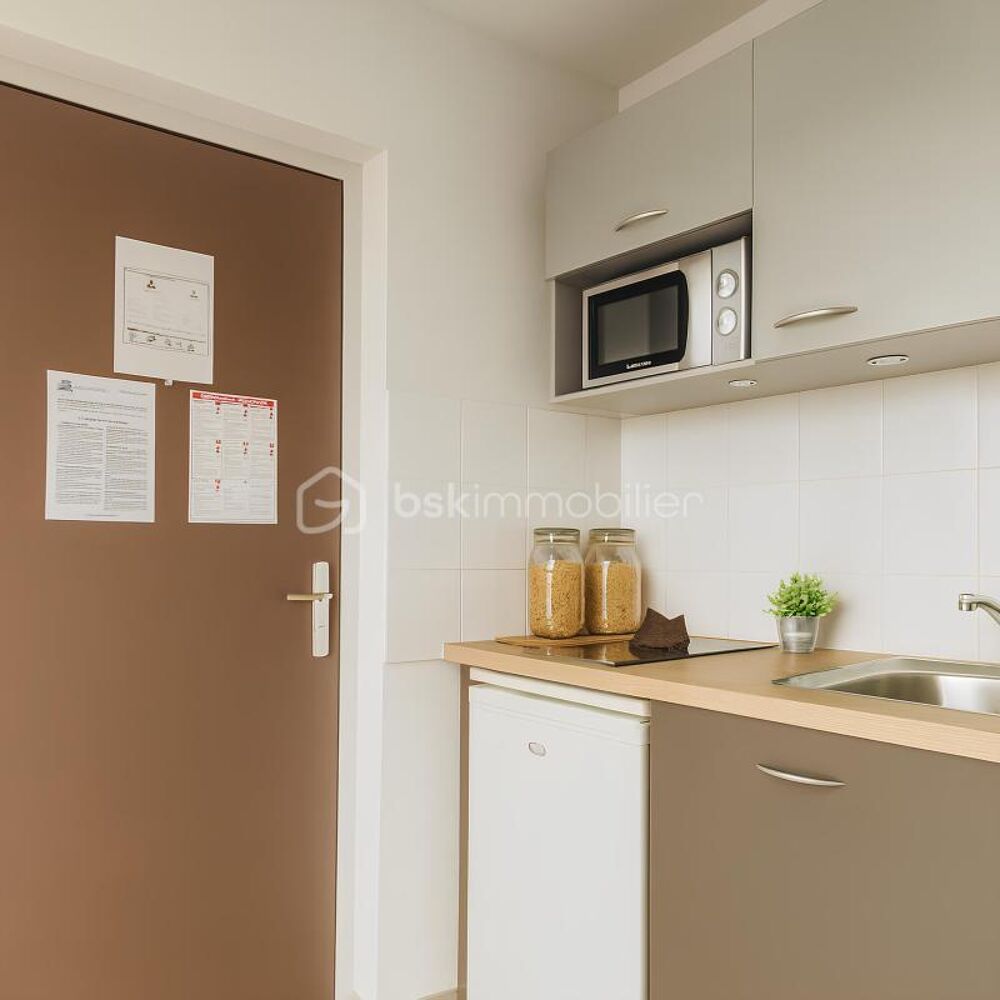 Vente Appartement ? IDÉAL INVESTISSEUR – STUDIO MEUBLÉ EN RÉSIDENCE ÉTUDIANTE – PETIT-QUEVILLY ? Le petit quevilly