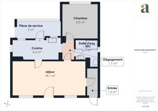 Vente Maison Colombes (92700) – Maison de 46 m² avec terrasse, cour privative et pompe à chaleur Colombes