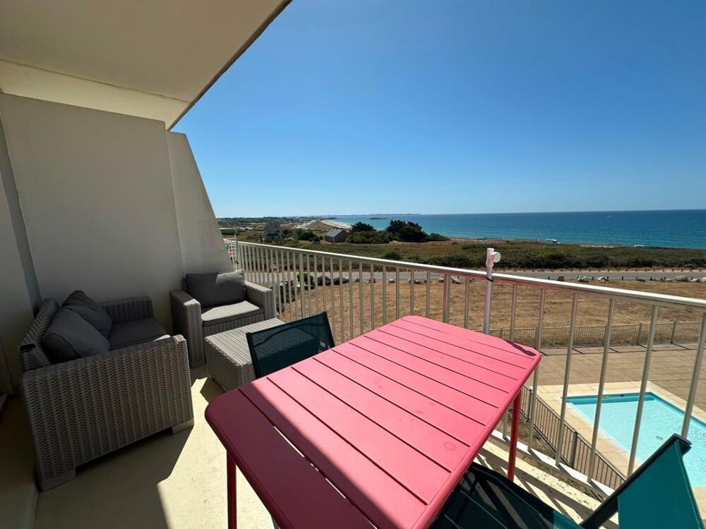 Vente Appartement Appartement à vendre 2 pièces GUIDEL (56) vue mer, piscine, tennis, parking Guidel