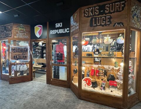 &Agrave; vendre � Murs et fonds de commerce � Magasin de location et vente de mat&eacute;riel de montagne 129000 38250 Villard de lans