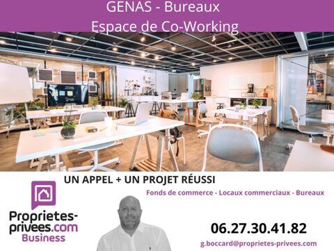 GENAS - Bureaux d'exception 825 m&sup2; Dernier &eacute;tage privatif dans immeuble r&eacute;cent (2024) 1837500 69740 Genas