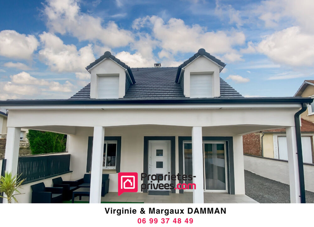 Maison moderne avec espace de vie ouvert et 3 chambres