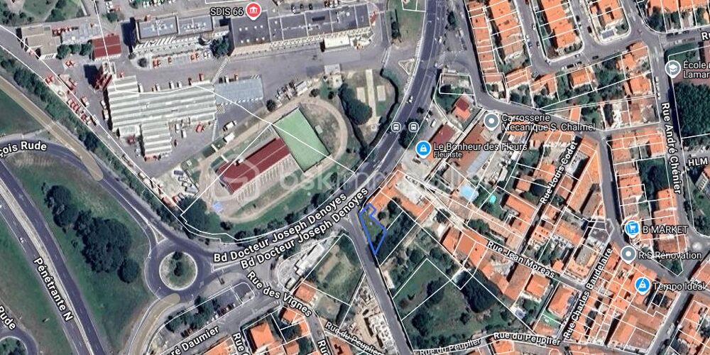 Vente Terrain A saisir!!!! Terrain 250 m² quartier Bas-Vernet Perpignan