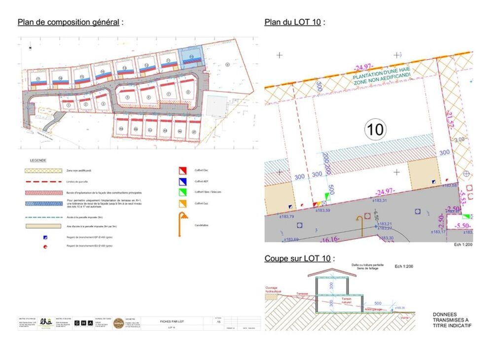 Vente Terrain Lot 10 Lotissement Chemin de Sainte Anne THIONVILLE Thionville