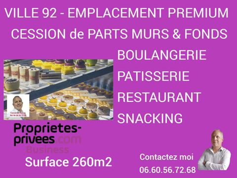 MURS & FONDS BOULANGERIE/PATISSERIE RESTAURATION 2472000 92200 Neuilly sur seine