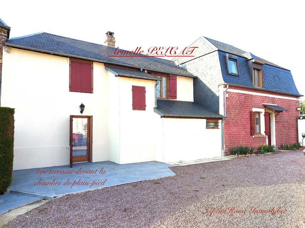 MAISON 9 PIÈCES 160,10m2 AVEC CHAMBRE PLAIN-PIED SUR TERRAIN 691M2 AVEC DÉPENDANCES BRANVILLE (Calvados) 345 000€