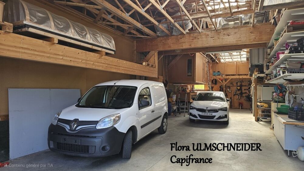   ATELIER, STOCKAGE, BUREAU à vendre MAGNIEU (01) avec logement de fonction + terrain proche de BELLEY à env. 1H30 de Lyon et de G Belley