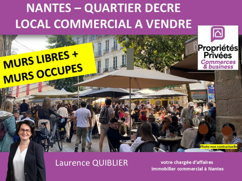44000 NANTES - VENTE MURS COMMERCIAUX - NANTES HYPERCENTRE / PILORI 54 M&sup2; + ANNEXE LOU&Eacute;E 294767 44000 Nantes