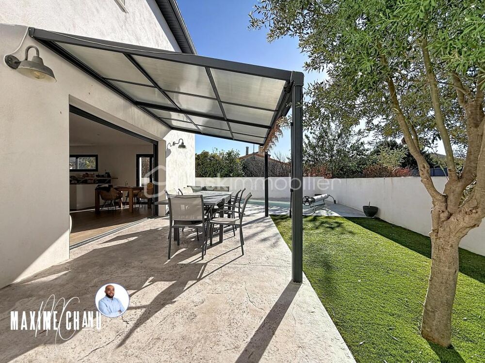 Vente Villa Maison 4 pièces avec piscine – garage – Extérieur calme Pignan