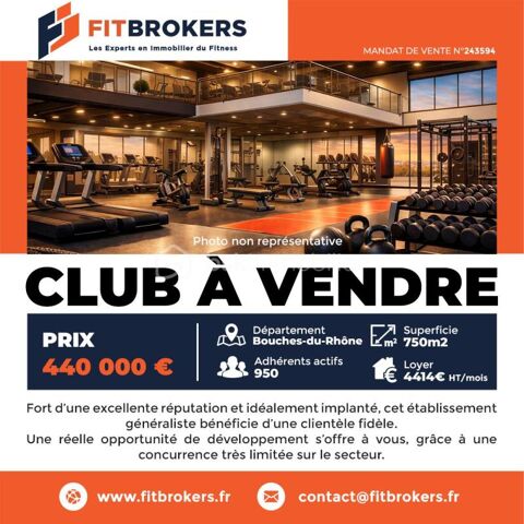 CLUB DE SPORT 750 m2 440000 13012 Marseille 12e arrondissement