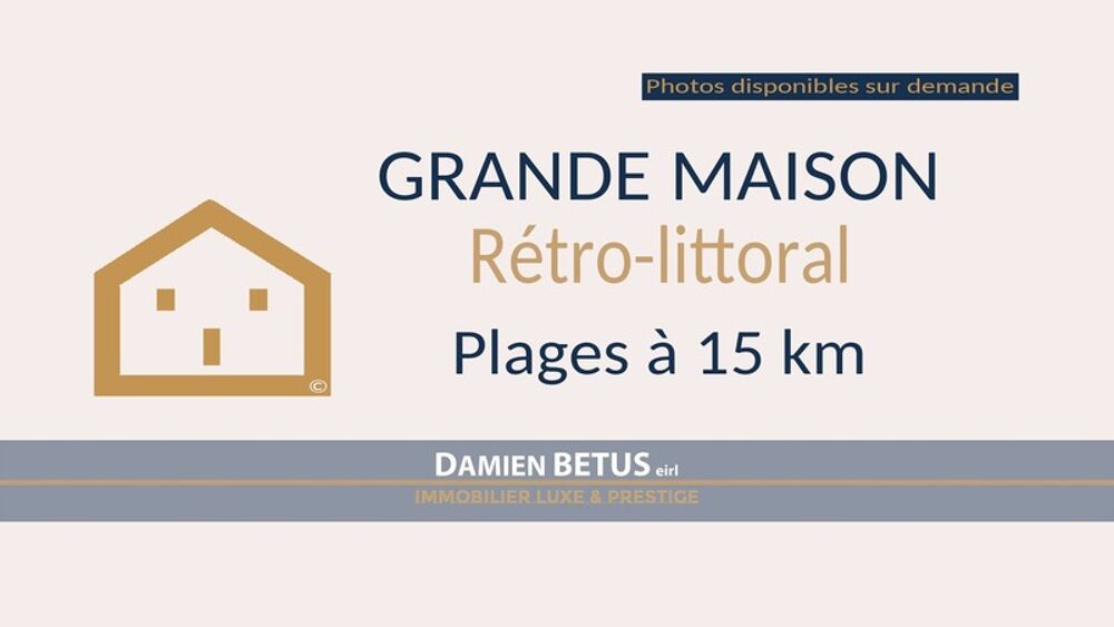Maison à vendre 7 pièces COEX (85) avec jardin d'agrément clos