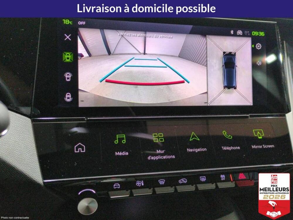 308 HYBRID 145 BVA E-DCS6 GT + PACK VISION 360 & D 2026 occasion 78200 Buchelay