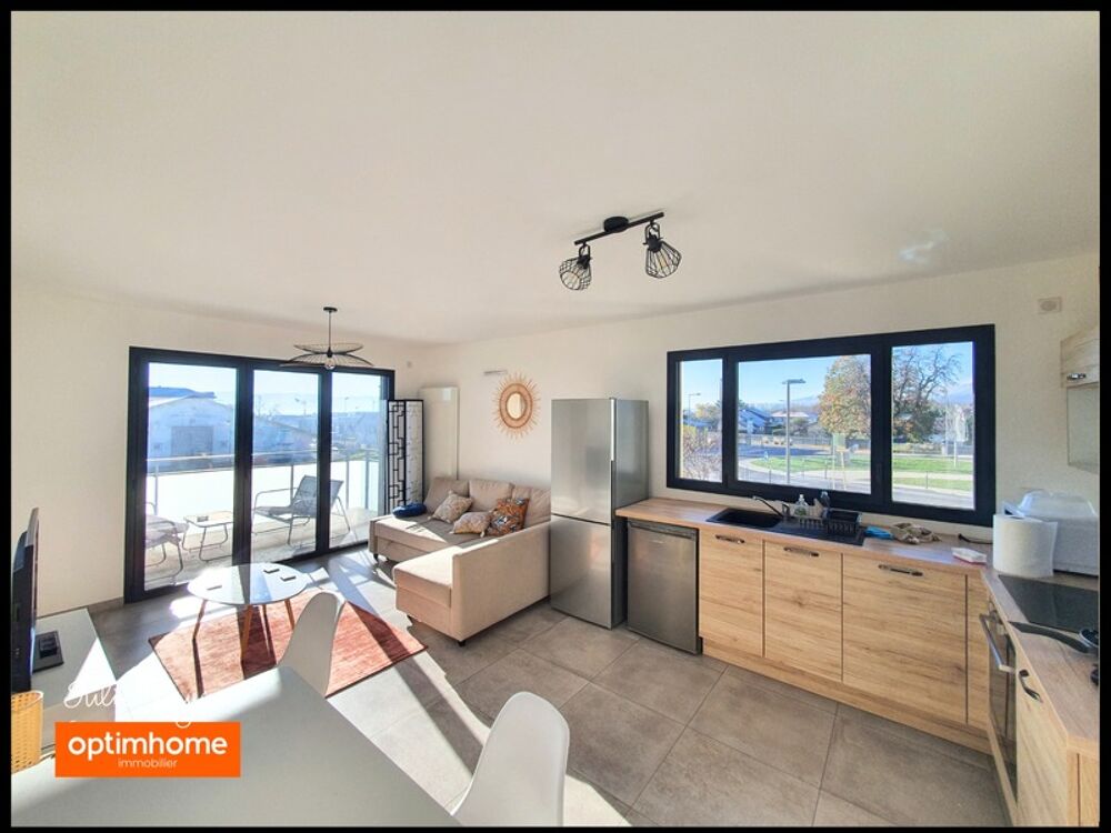 Location Appartement Magnifique T2 meublé Cessy Centre Vue Mont Blanc avec garage privatif et terrasse Cessy