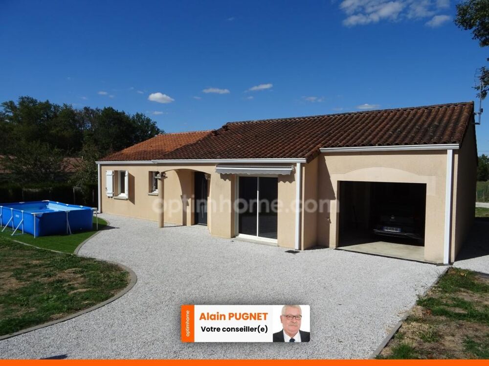 A SAINT JUNIEN PROCHE DU CENTRE VILLE BELLE MAISON DE PLAIN PIED 96 M² HABITABLES SUR UN TERRAIN DE 1502 M² PLAT