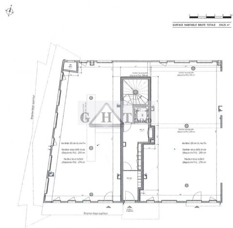   LOCAL COMMERCIAL 517M² + RESERVE  NEUF 