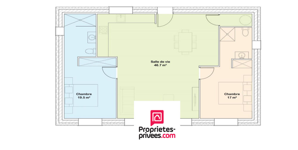 Vente Maison Maison en pierre sèche 