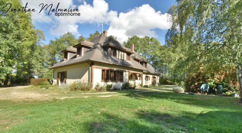 Vente Maison Proche Conches-en-Ouche – Maison traditionnelle avec 6 chambres, dont 2 suites au rez-de-chaussée, sur un hectare en partie bois Conches en ouche