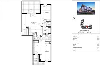  Appartement � vendre 4 pi�ces 89 m�