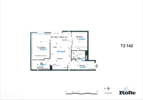  Appartement  louer 2 pices 50 m