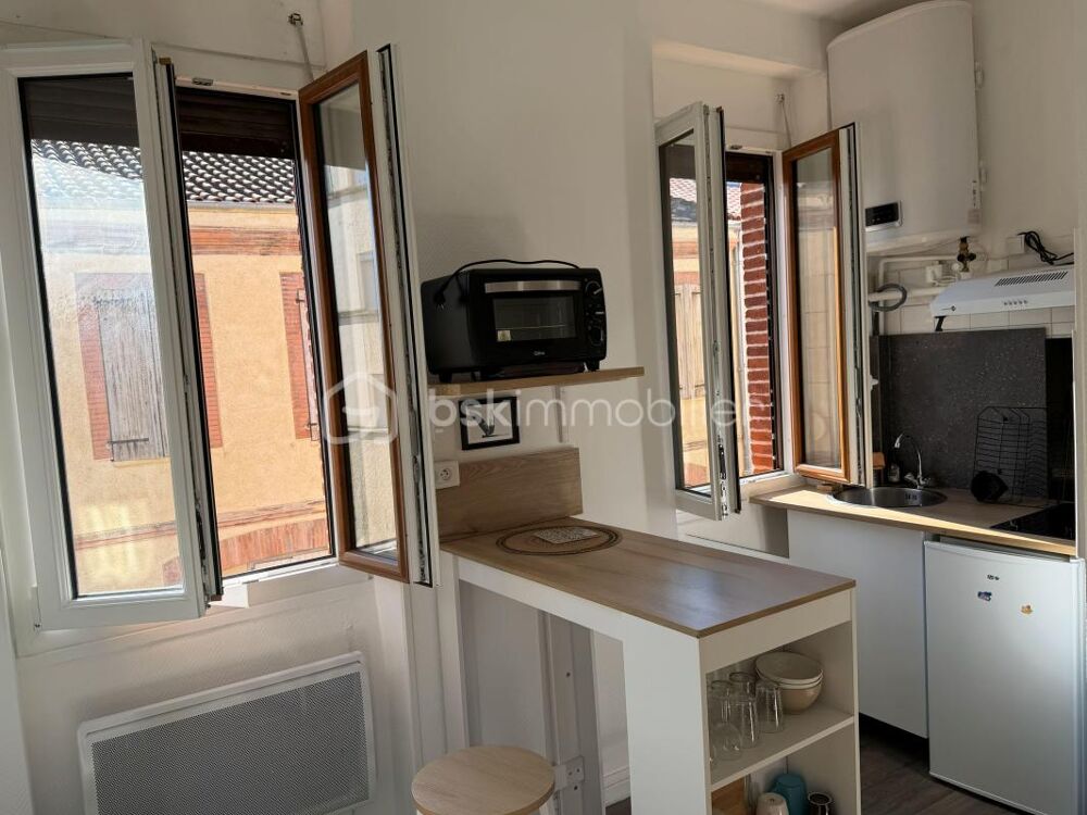 Toulouse  Bas Guilheméry, studio rénové, meublé et libre