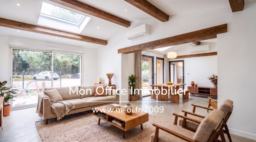 Référence : 7009-LES - MAISON RÉNOVÉE À 100M DE LA MER AVEC JARDIN ET GARAGE À GRIMAUD BEAUVALLON