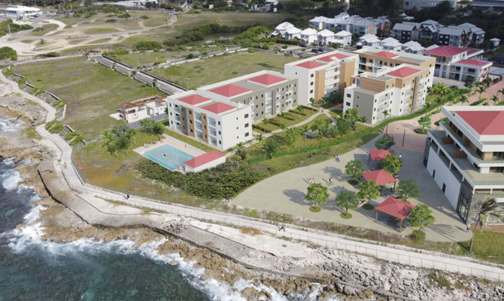 Vente Appartement A VENDRE appartement T4 avec une grande terrasse en RDC à Moule Le moule