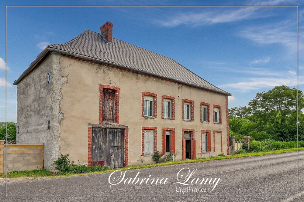 ? Maison de caractère à rénover  172 m² habitables, grange et 5 420 m² de terrain - BOURSAULT