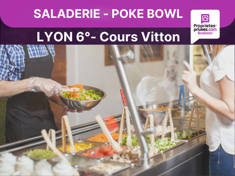   69006 LYON - Restauration rapide 46 couverts- Terrasse , Cours Vitton 