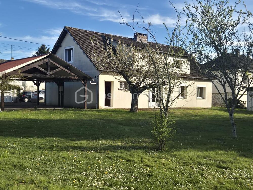 Maison de plain-pied 120 m2 avec terrain quartier calme Gien
