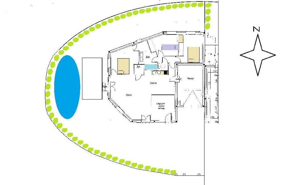 Location Maison Maison de 100m2 à louer sur Gallargues-le-Montueux Gallargues le montueux