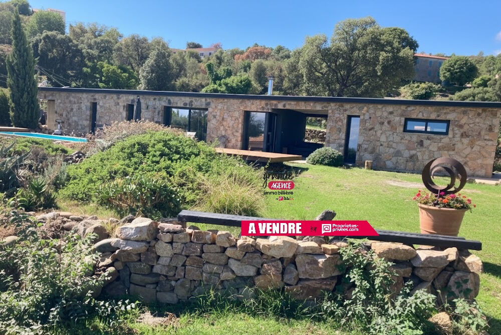 Maison en pierre T4 avec piscine VUE MER - Sari Solenzara 20145 - CORSE DU SUD - FRANCE