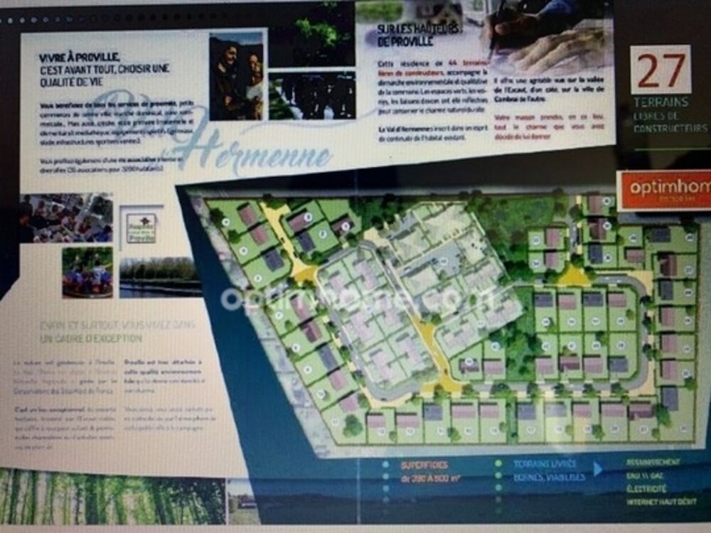 Vente Terrain TERRAINS A VENDRE- PROVILLE (59) Proville