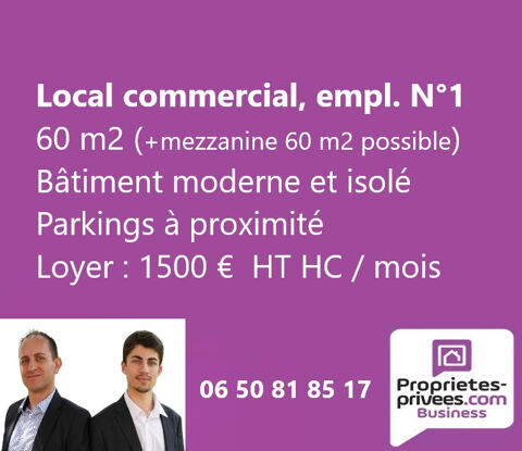 NEVERS - LOCAL, EN ZONE COMMERCIALE, EMPLACEMENT N°1 1500 58000 Nevers