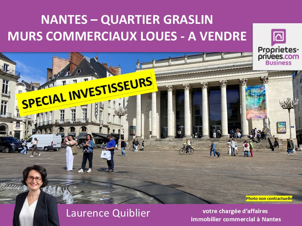   44000 NANTES - MURS OCCUPES LOUES - QUARTIER GRASLIN 