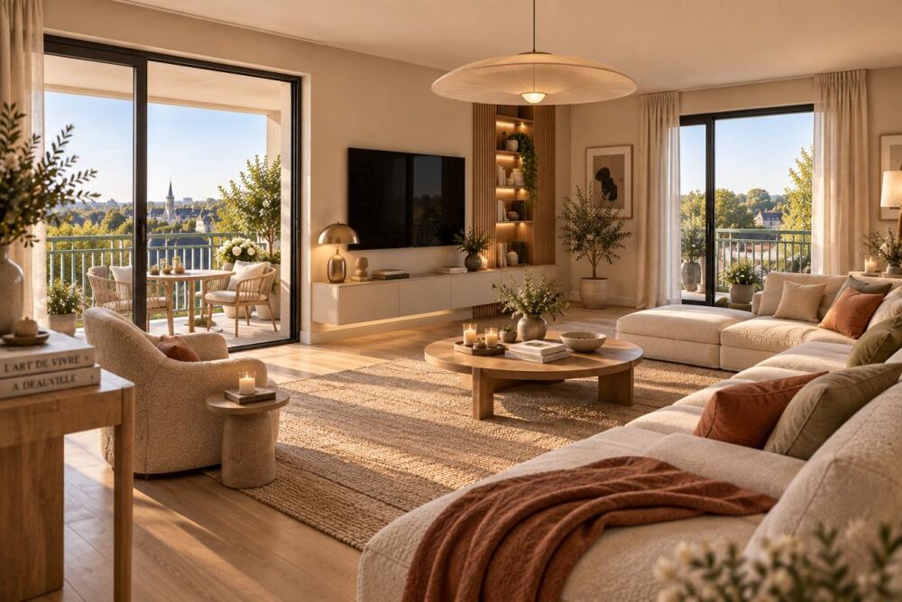 Vente Duplex/Triplex Magnifique Duplex T4 avec grand rooftop proche du centre ville Deauville